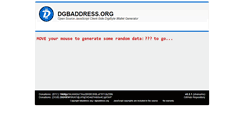 Desktop Screenshot of dgbaddress.org