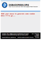 Mobile Screenshot of dgbaddress.org