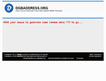 Tablet Screenshot of dgbaddress.org